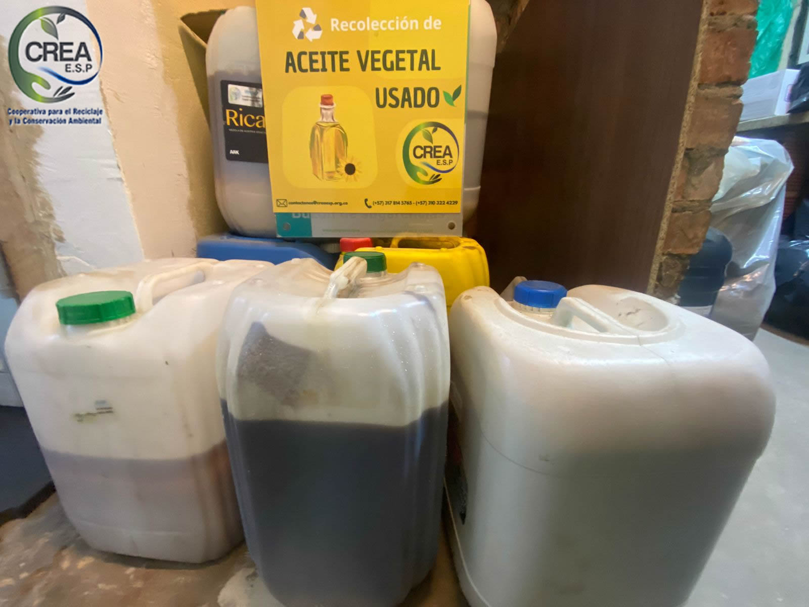 SERVICIO SERVICIO DE RECOLECCIÓN Y GESTIÓN DE ACEITE COCINA USADO (ACU)